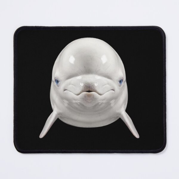 Item preview, Beluga Whale Face Cute Blue Eyes Ocean Animal Art designed and sold by cabana.space.