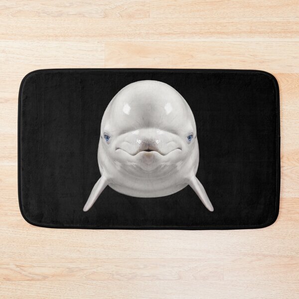 Item preview, Beluga Whale Face Cute Blue Eyes Ocean Animal Art designed and sold by cabana.space.