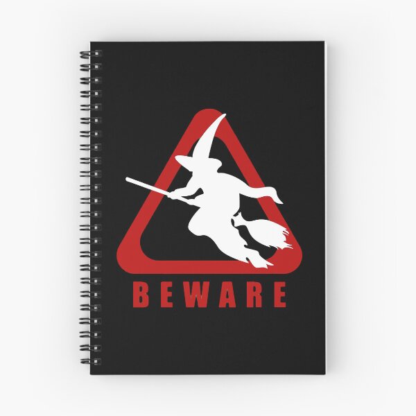 Item preview, Beware Witch Flying Halloween designed and sold by LooseThreades.