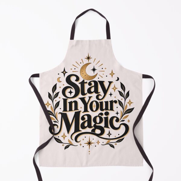 Item preview, Stay In Your Magic – Celestial Witchy Motivational Quote designed and sold by Sanika arts .