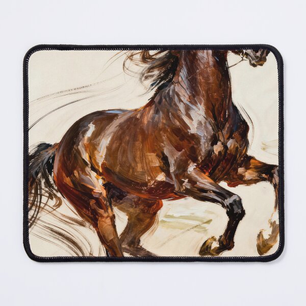 Item preview, Brown Horse Galloping with Flowing Mane designed and sold by KAMOCHI Art.