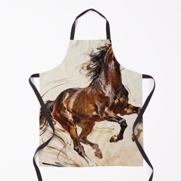 Item preview, Brown Horse Galloping with Flowing Mane designed and sold by KAMOCHI Art.