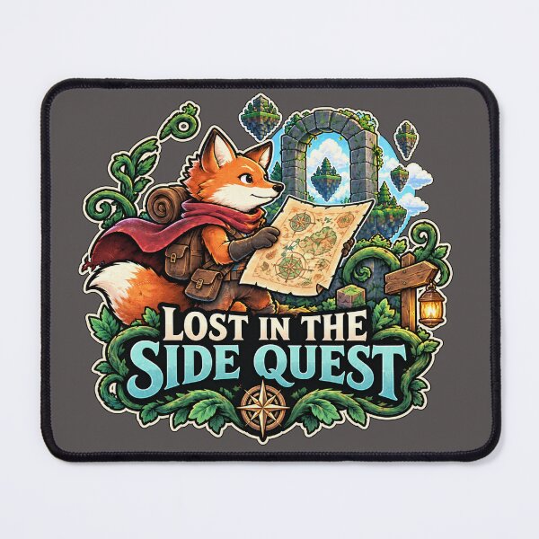 Item preview, Lost in the Side Quest - Fox Explorer designed and sold by AcruxUltra.