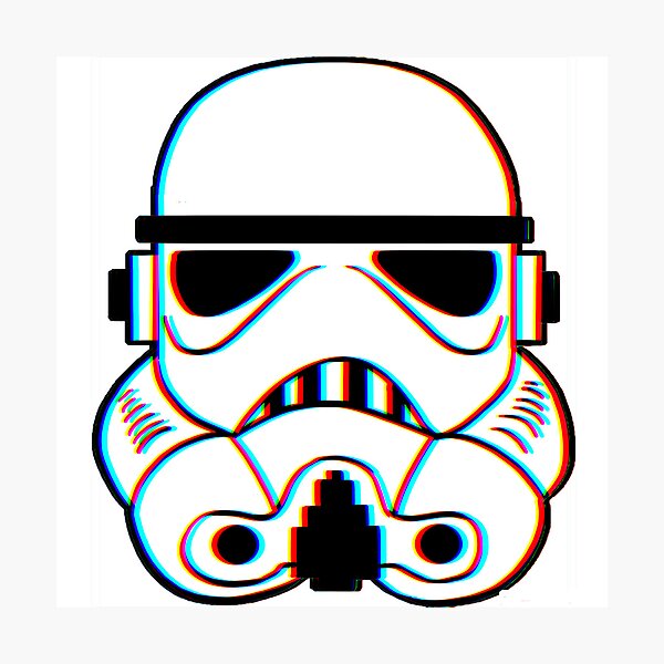 Item preview, Diseño de glifo de Stormtrooper en 3D designed and sold by Shirty-Curty.