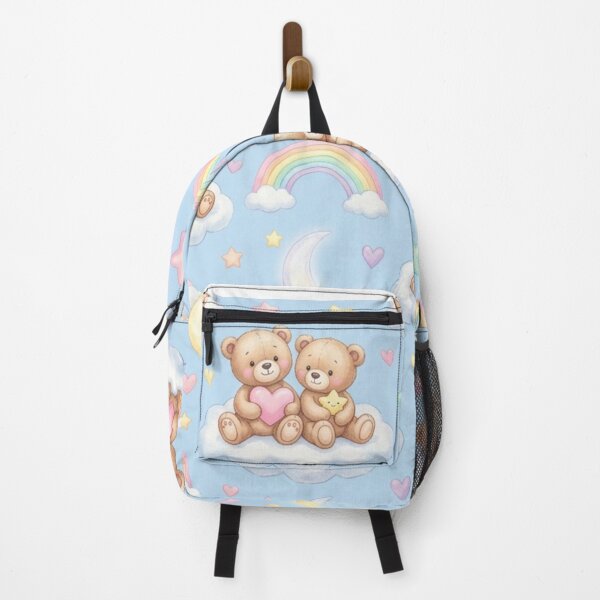 Item preview, Teddy Bear Clouds Seamless Pattern designed and sold by Shivora Studio.