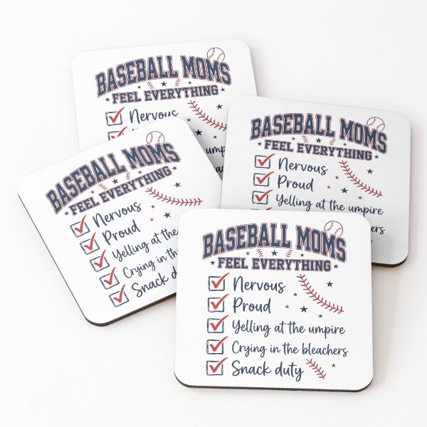 Item preview, Baseball Moms Feel Everything Funny Checklist designed and sold by DEVINE-PIXELZ.