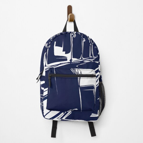 Item preview, District of Columbia, USA - Blue Abstract Art designed and sold by shadow-bloom.