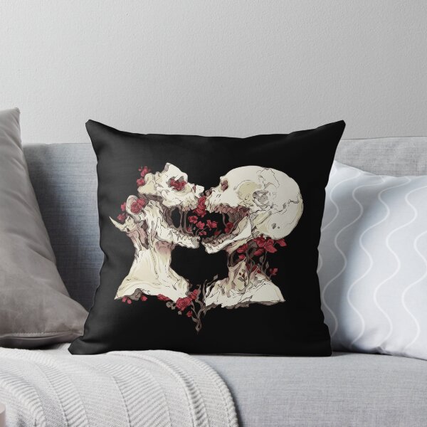 Item preview, Kissing Skulls Roses designed and sold by loosequee.