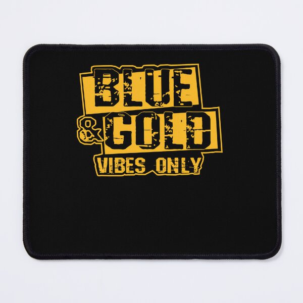 Item preview, Blue And Gold Game Day Team Spirit High School Football designed and sold by snailslowdance.