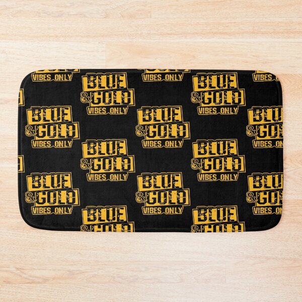 Item preview, Blue And Gold Game Day Team Spirit High School Football designed and sold by snailslowdance.