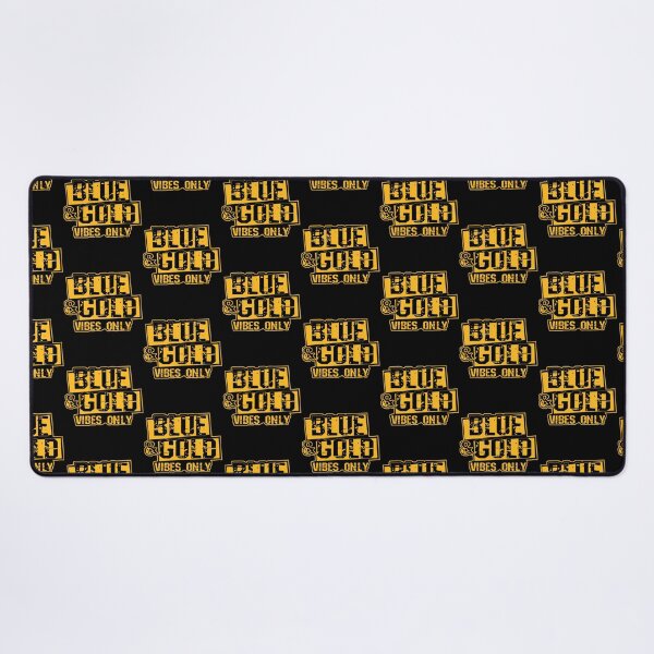Item preview, Blue And Gold Game Day Team Spirit High School Football designed and sold by snailslowdance.