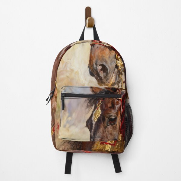 Item preview, Brown Horse with Gold and Red Tack designed and sold by Simple Life & KAMOCHI.