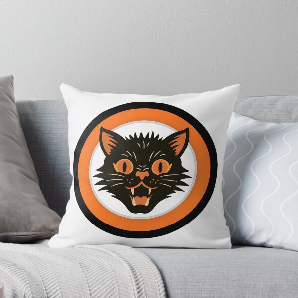 Item preview, Halloween Cat in Orange and Black designed and sold by Witch Joseph.