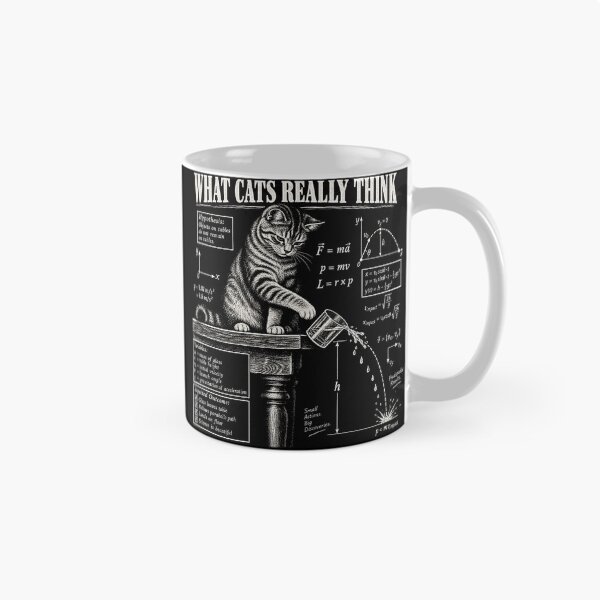 Item preview, What Cats Really Think Funny Physics Science Cat designed and sold by will freed18.