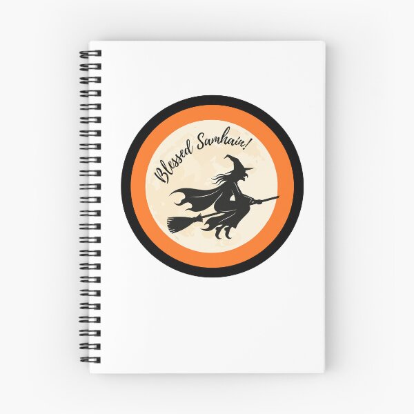 Item preview, Blessed Samhain Witch on Broom designed and sold by Witch Joseph.