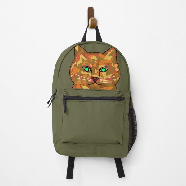Item preview, Camouflage cat head (khaki background) designed and sold by yuretzius.