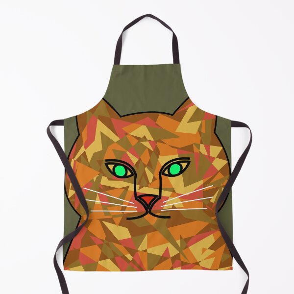 Item preview, Camouflage cat head (khaki background) designed and sold by yuretzius.