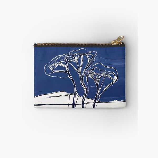Item preview, Djibouti landscape - Blue Abstract Art designed and sold by shadow-bloom.