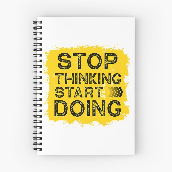 Item preview, Stop Thinking Start Doing Yellow Edition designed and sold by jayderdymje.
