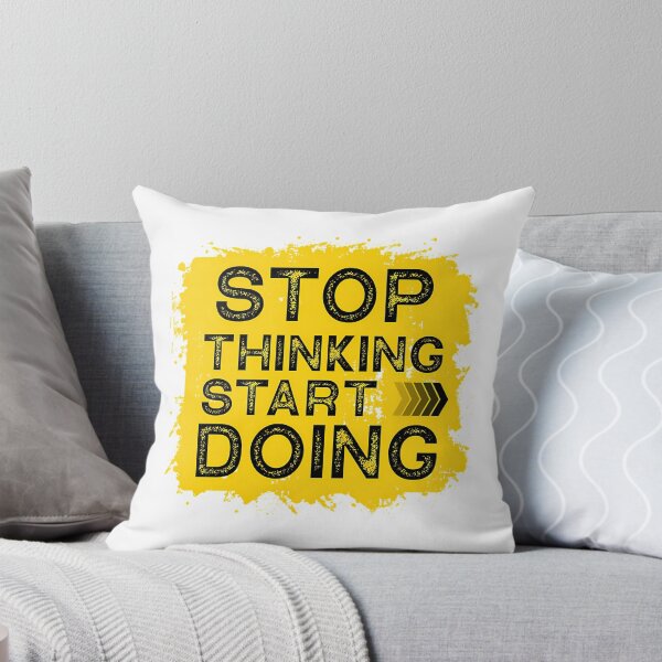 Item preview, Stop Thinking Start Doing Yellow Edition designed and sold by jayderdymje.