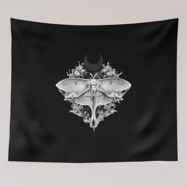 Item preview, Luna Moth Flowers designed and sold by loosequee.