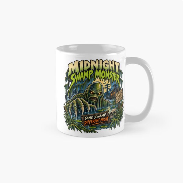 Item preview, Midnight Swamp Monster – Same Swamp Different Night Horror designed and sold by SidTastic .