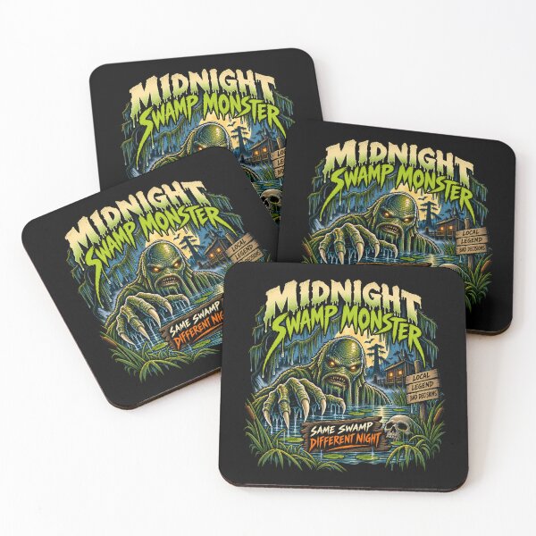 Item preview, Midnight Swamp Monster – Same Swamp Different Night Horror designed and sold by SidTastic .