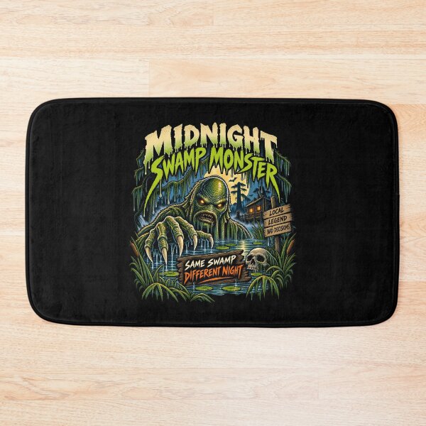 Item preview, Midnight Swamp Monster – Same Swamp Different Night Horror designed and sold by SidTastic .