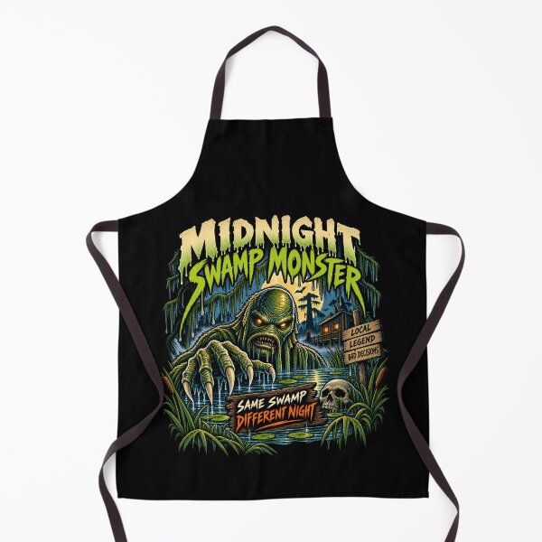 Item preview, Midnight Swamp Monster – Same Swamp Different Night Horror designed and sold by SidTastic .