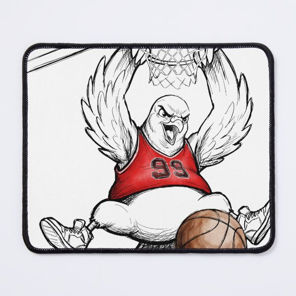 Item preview, Fine de Claire - Epic Slam Dunk Pigeon Hanging on Basketball Hoop designed and sold by LiapkaShaped.