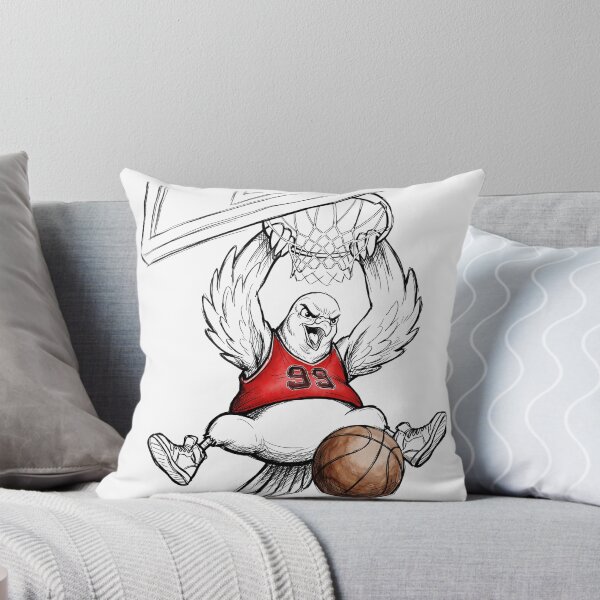 Item preview, Fine de Claire - Epic Slam Dunk Pigeon Hanging on Basketball Hoop designed and sold by LiapkaShaped.