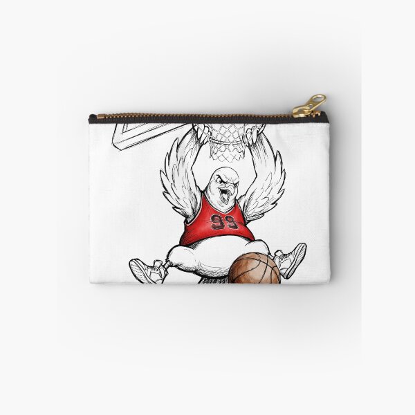 Item preview, Fine de Claire - Epic Slam Dunk Pigeon Hanging on Basketball Hoop designed and sold by LiapkaShaped.