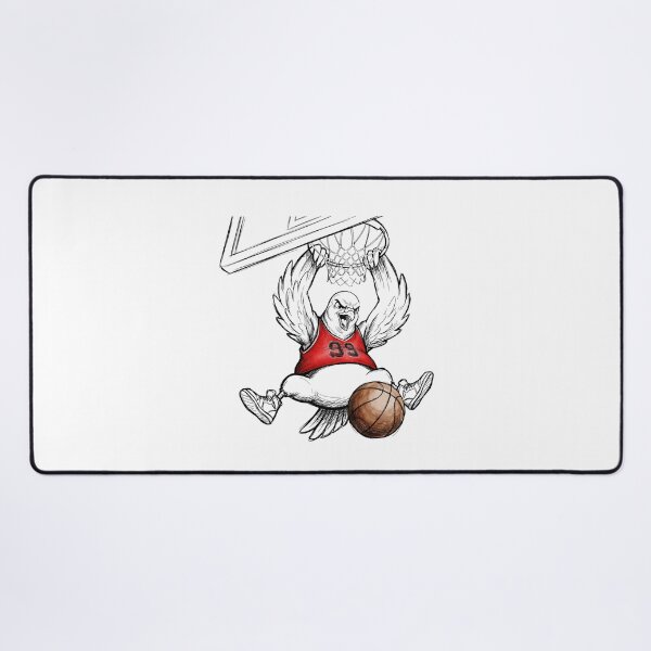 Item preview, Fine de Claire - Epic Slam Dunk Pigeon Hanging on Basketball Hoop designed and sold by LiapkaShaped.