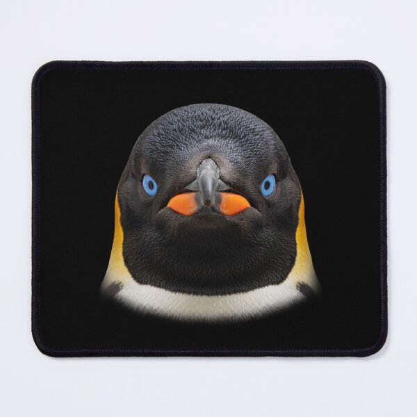 Item preview, Emperor Penguin Face Blue Eyes Antarctic Bird Art designed and sold by cabana.space.