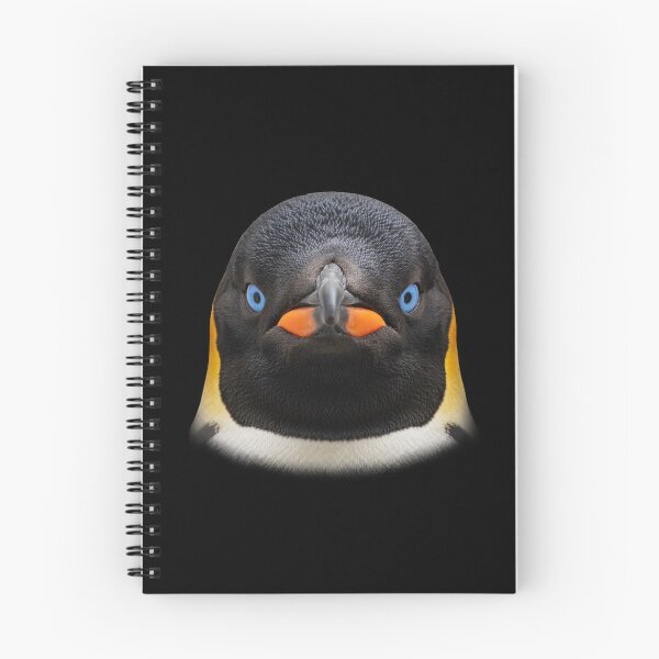 Item preview, Emperor Penguin Face Blue Eyes Antarctic Bird Art designed and sold by cabana.space.