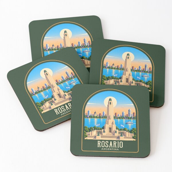Item preview, Rosario Vintage Travel Illustration designed and sold by HomeLivingCo.