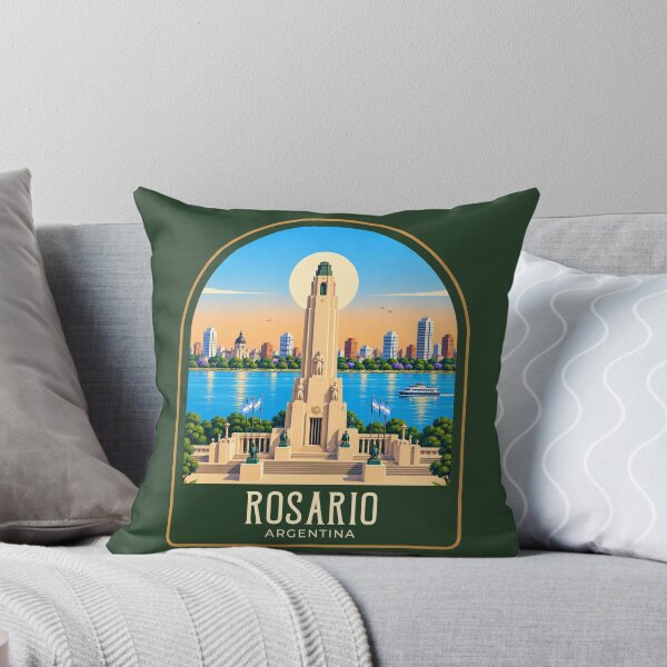 Item preview, Rosario Vintage Travel Illustration designed and sold by HomeLivingCo.