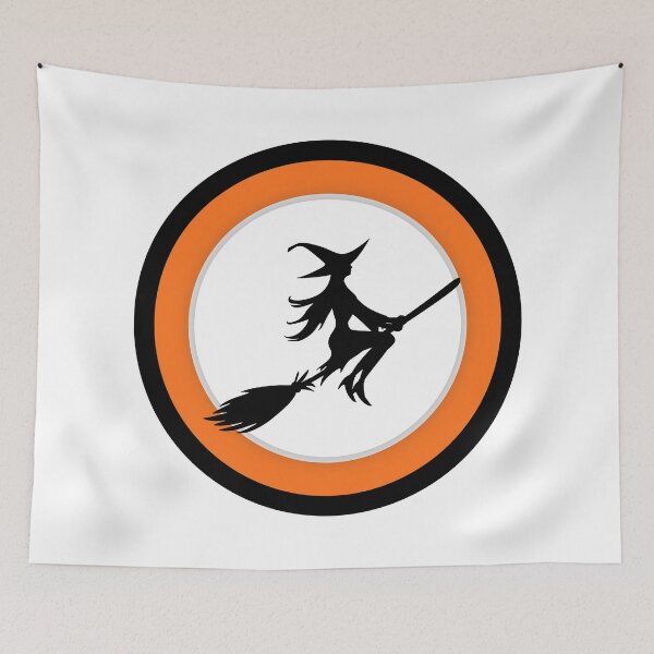 Item preview, Halloween Witch on Broom designed and sold by Witch Joseph.