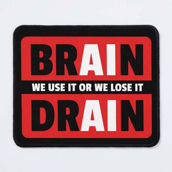 Item preview, Brain Drain anti ai designed and sold by Bunchable.