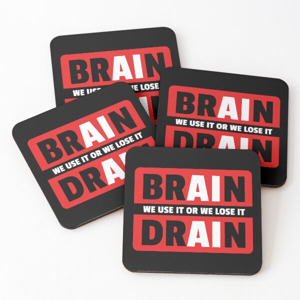 Item preview, Brain Drain anti ai designed and sold by Bunchable.