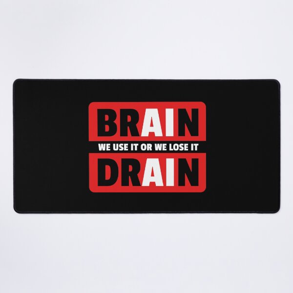Item preview, Brain Drain anti ai designed and sold by Bunchable.