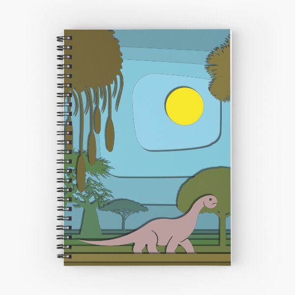 Item preview, Diplodocus cute pastel dinosaur vector illustration designed and sold by Keltoi-art.