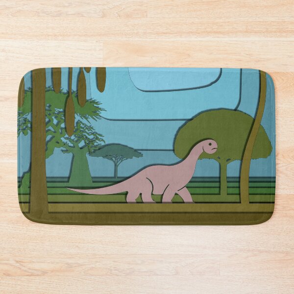 Item preview, Diplodocus cute pastel dinosaur vector illustration designed and sold by Keltoi-art.