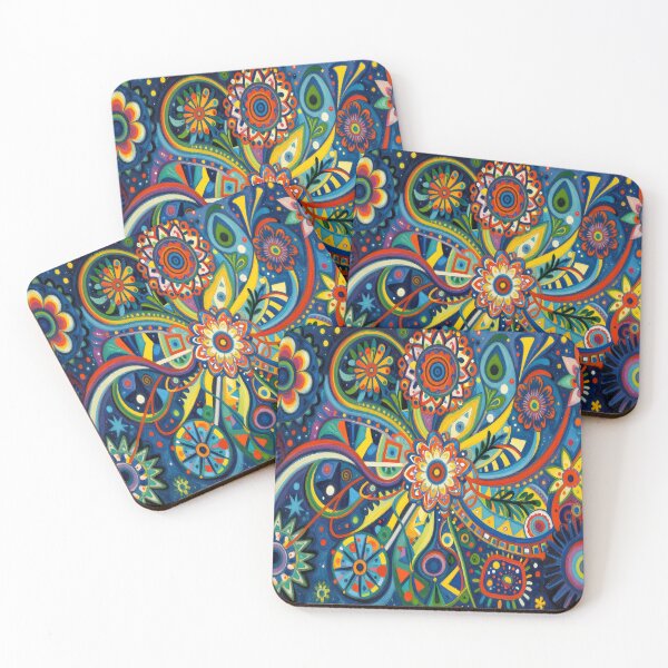 Item preview, Boho Zentangles Flowers designed and sold by artedamensagem.