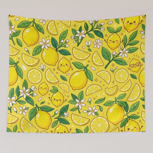 Item preview, Lemon Fruit Seamless Pattern designed and sold by ShivCraftStudio.