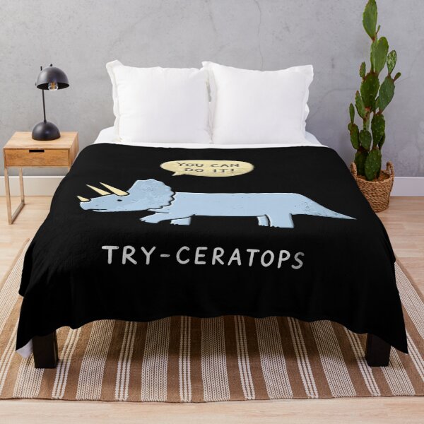 Item preview, Triceratops - You Can Do It! - Try-Ceratops designed and sold by theandroidvivz.