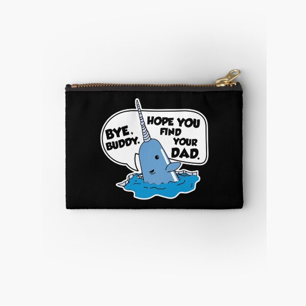 Item preview, Bye Buddy Hope You Find Your Dad Narwhal designed and sold by MagiCatsophia.