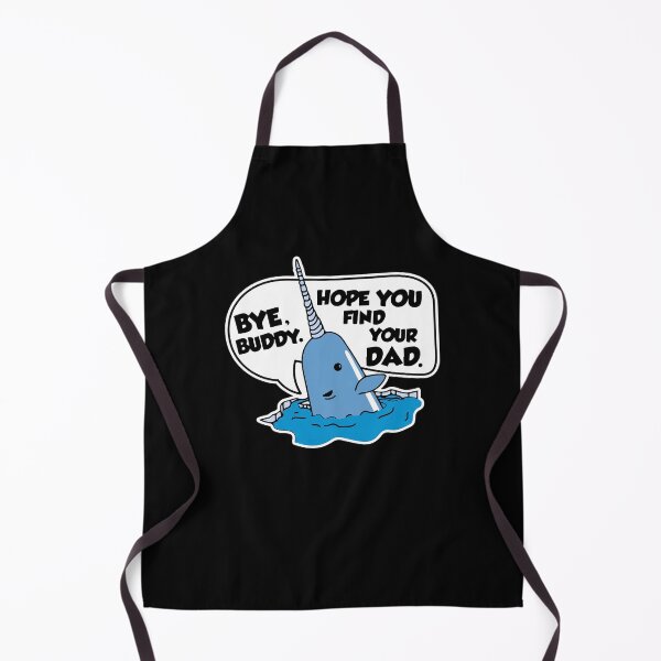 Item preview, Bye Buddy Hope You Find Your Dad Narwhal designed and sold by MagiCatsophia.