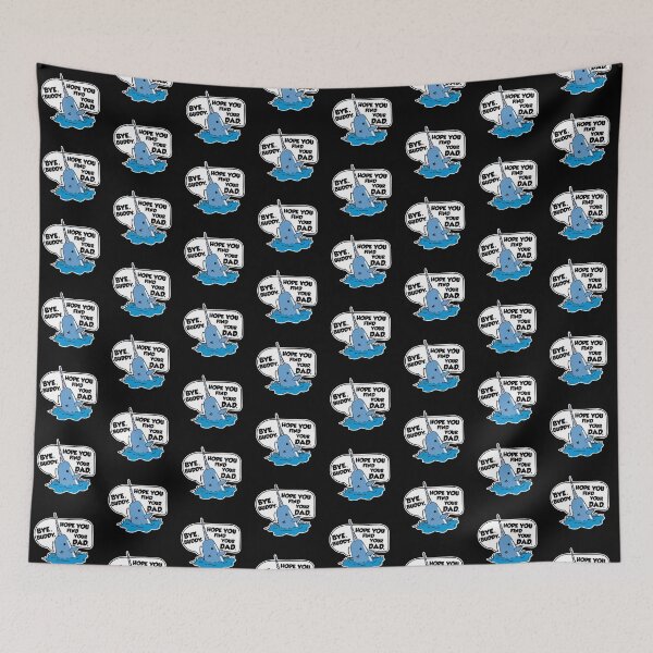 Item preview, Bye Buddy Hope You Find Your Dad Narwhal designed and sold by MagiCatsophia.