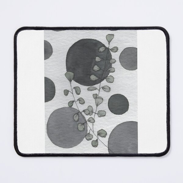 Item preview, Polkadot Eucalyptus Greyscale designed and sold by Beaver Detail.